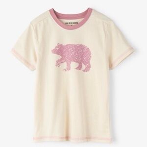 Kids Short Sleeve Bear Graphic Tee | Size 8